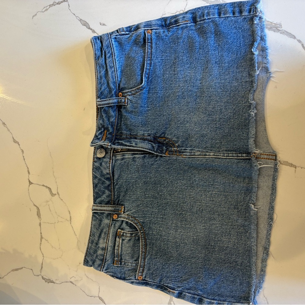 PacSun Light Blue Denim Skirt